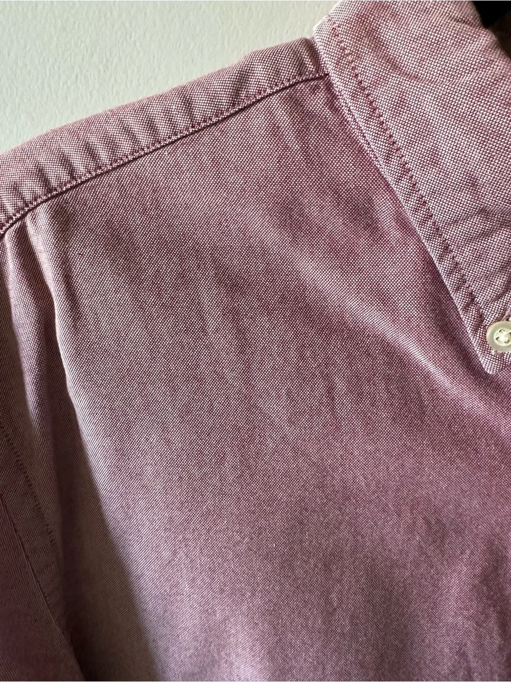 Banana Republic Menswear Dusty Rose Button-Up Shirt